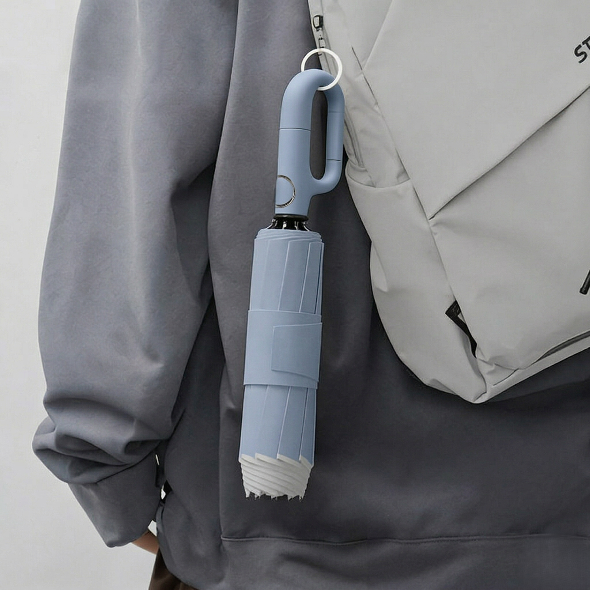 「抗風暴雨傘架!!」高倍防曬防水環扣折疊傘