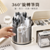 ChatGPT Image 2026年8月14日 上午11_53_46 (2) 多功能桌面旋轉收納盒|360°旋轉筆筒・翻蓋分類・透明抽屜文具收納